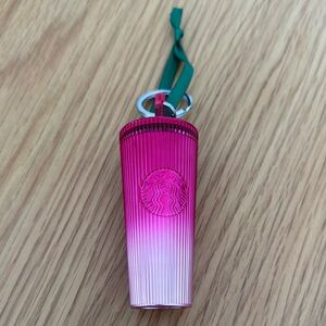 Starbucks Pink Ombre Keychain